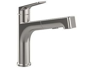 Villeroy und Boch Spültisch-Einhebelmischer 928200LC schwenkbarer Strahlregler, Edelstahl massiv
