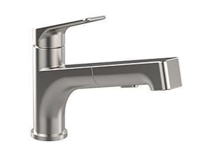Villeroy und Boch Spültisch-Einhebelmischer 928100LC schwenkbarer Strahlregler, Edelstahl massiv