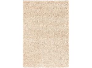 Hochflor-Teppich OCI DIE TEPPICHMARKE "Lobby Shaggy", beige, B:200cm H:52mm L:290cm, Kunstfaser, Teppiche, Wohnzimmer