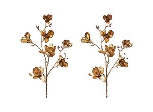 Magnolie, altgold, VE 2 Stk, Gesamthöhe 1040 mm