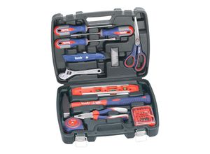 kwb Werkzeugkoffer aus robustem Hartkunststoff inkl. 40-tlg. hochwertigem Werkzeug-Set als perfekte Grundausstattung für den Haushalt, die Werkstatt oder den mobilen Einsatz