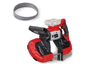 Akku-Bandsäge EINHELL "TE-MB 18/127 Li-Solo", rot, B:173mm H:320mm L:525mm, Sägemaschinen, ohne Akku und Ladegerät