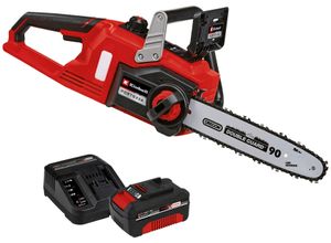 Akku-Kettensäge EINHELL "Einhell Power X-Change Akku-Kettensäge FORTEXXA 18/30 (1x 4,0Ah)", rot, B:27,50cm H:24,90cm T:72,50cm, Kunststoff, Metall, Kettensägen, Akku und Ladegerät im Lieferumfang enthalten