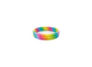 INTEX 58449NP - Planschbecken - Rainbow Ombre (168x38cm) Pool 3-Ring