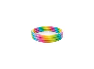 INTEX 58439NP Pool 3-Ring "Rainbow Ombre" 147x33cm Planschbecken Kinder