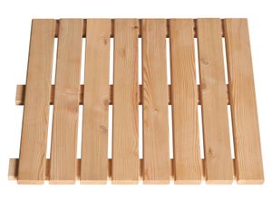 Holzfliesen BM MASSIVHOLZ, beige (natur), B:500mm L:500mm, Holz, Hartbodenbeläge, Lärche, 50x50 cm, 20m²