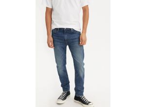 Skinny-fit-Jeans LEVI'S "510", Herren, Gr. 30, Länge 34, blau (feel the same adv), Denim/Jeans, Obermaterial: 70% Baumwolle, 28% Lyocell, 2% Elasthan, casual, skinny fit lang, Jeans, mit 5-Pocket-Style