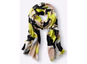 Modetuch HEINE, Damen, bunt, Viskose, gemustert, Modetücher