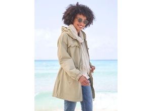 Modetuch HEINE, Damen, beige (sand), Viskose, Modetücher