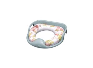 Lorelli Toilettensitz weich, Handgriffe, gepolstertes Sitzkissen, Spritzschutz grün
