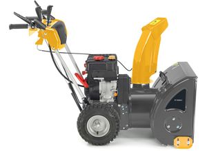 Benzin-Schneefräse STIGA GARDEN "ST 3256 P", gelb, B:62cm H:104cm T:148cm, Schneefräsen, zweistufiges Design mit 212 cm³ Motor