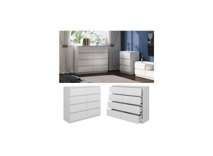 Vicco Kommode Calisto Weiß 120