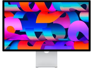 Produktbild APPLE LCD-Monitor "Studio Display", E (A-G), silber (silberfarben), B:62,3cm H:36,2cm T:3,1cm, Monitore, Nanotexturglas – VESA Mount Adapter (ohne Standfuss)