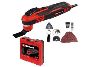 Elektro-Multifunktionswerkzeug EINHELL "TE-MG 350 EQ", rot (rot,, schwarz), B:14,8cm H:10,5cm L:33,7cm, Kunststoff, Metall, Multifunktionswerkzeug-Maschinen, mit kraftvollem 350 Watt Motor und Aufbewahrungskoffer