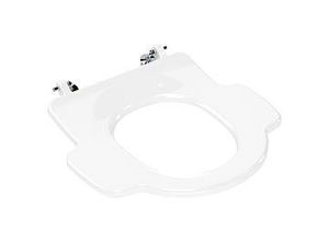 Villeroy und Boch O.novo kids WC-Sitz 8M1361T1 für Kinder, Scharniere Edelstahl, weiß AntiBac