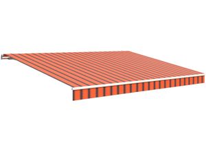 Gelenkarmmarkise WISMAR "Classic", orange (orange, braun), B:600cm H:25cm, Polyacryl, Markisen