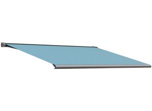 Kassettenmarkise WISMAR "S-Compact", blau, B:450cm H:19cm, Polyacryl, Markisen