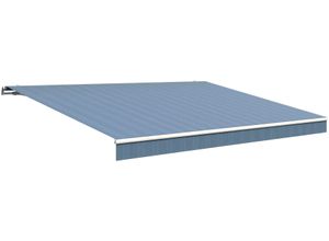 Gelenkarmmarkise WISMAR "Classic", blau, B:550cm H:25cm, Polyacryl, Markisen