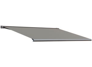 Kassettenmarkise WISMAR "S-Compact", grau (dunkelgrau), B:250cm H:19cm, Polyacryl, Markisen