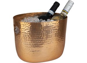 Produktbild Wein- und Sektkühler APS, rosa (kupfer), B:19cm H:20cm, Aluminium, Eiskübel, Aluminium, 3,9 Liter