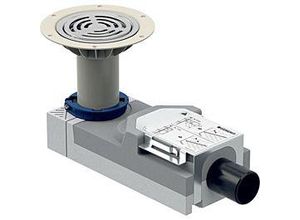 Geberit Setaplano Duschbodenablauf 154055001 Ø 50 mm, für Estrichhöhe am Einlauf 114-215mm