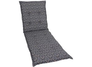 Liegenauflage GO-DE, grau (anthrazit), B:60cm H:7cm T:190cm, Baumwolle, Polyester, Polyurethan, Polsterauflagen, Maße ca.: 60 cm x 190 cm x 7 cm