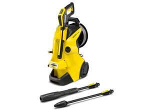 Hochdruckreiniger KÄRCHER "K 4 Premium Power Control Flex", gelb, B:30,6cm H:58,4cm L:41,7cm, Kunststoff, Hochdruckreiniger, PremiumFlex-Schlauch, inkl. Schlauchtrommel
