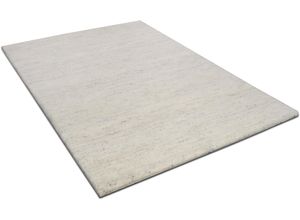 Wollteppich THEKO "Amravati" Gr. 1, beige (sand), B:60cm H:28mm L:90cm, Wolle, Teppiche, echter Berber Teppich, reine Wolle, handgeknüpft, auch als Läufer
