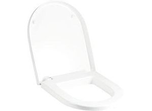 Geberit JOOP! WC-Sitz 575100000 weiss, Scharniere Edelstahl, passend für WC 201300