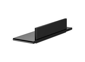 KEUCO AVENO Duschablage 14659370000 mit Duschabzieher, 32,8 cm, zum Kleben/Schrauben, schwarz matt