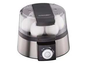 Produktbild Eierkocher 6070 edelstahl/schwarz, 435 Watt, für 7 Eier oder 3 pochierte Eier