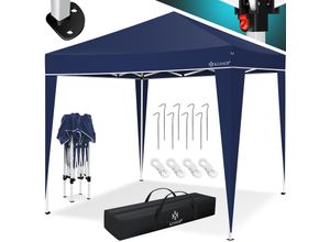 KESSER® Pavillon 3x3m wasserdicht inkl. Tasche Pop-Up Klicksystem UV-Schutz 50+ Faltpavillon Gartenzelt Partyzelt Metall-Verstrebungen