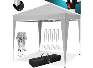 KESSER® Pavillon 3x3m wasserdicht inkl. Tasche Pop-Up Klicksystem UV-Schutz 50+ Faltpavillon Gartenzelt Partyzelt Metall-Verstrebungen