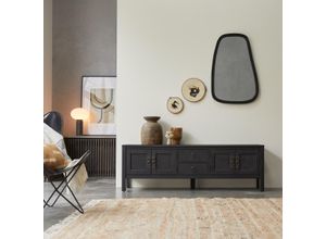 Thaki black - TV-Schrank aus