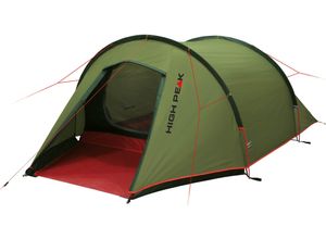 Tunnelzelt HIGH PEAK "Kite 3 LW", rot (pesto, rot), Zelte, B/H/L: 180cm x 110cm x 340cm, B:180cm H:110cm L:340cm