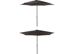 Sonnenschirm GARDEN PLEASURE, grau (anthrazit), Bezug: 100% Polyester, Standschirme, Ø 300 cm, anthrazit