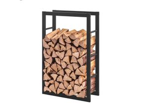 Brennholzregal Kaminholzablage Kaminholzregal 100x60x25cm