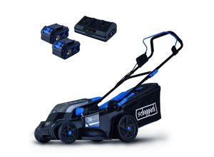 Akku-Rasenmäher BC-MP380-X - SET XL2 inkl. 2x 2Ah Akku + Doppelladegerät