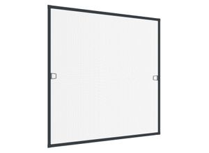 Insektenschutz Plus Rahmen Fenster 140x150cm Anthrazit