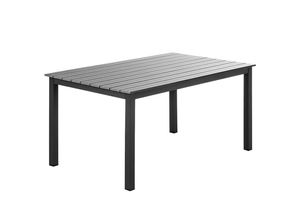 Alu-Gartentisch "Genua", Grau-Anthrazit SE