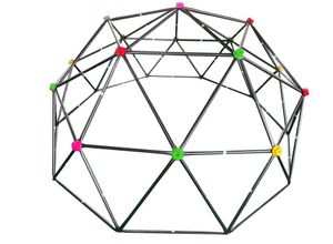 Kinder Klettergerüst Dome Climber Outdoor Klettergestell Metall 280 x 280 x 140 cm