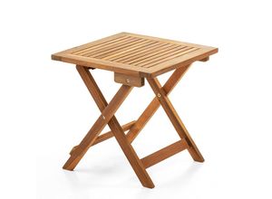 Akazienholz Beistelltisch 45 cm FSC
