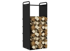 Outsunny Kaminholzregal Brennholzregal mit Griffe Feuerholzregal bis 30 kg