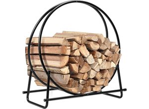 Kaminholzregal Metall, Brennholzregal belastbar bis 50kg