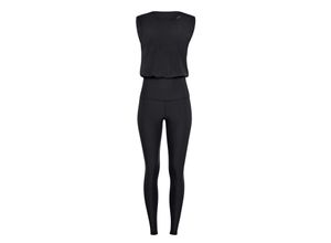 Jumpsuit WINSHAPE "JS102LSC", Damen, Gr. XS, Normalgrößen, schwarz, 85% Polyester, 15% Elasthan, Rundhals, ohne Ärmel, Overalls, Functional Comfort
