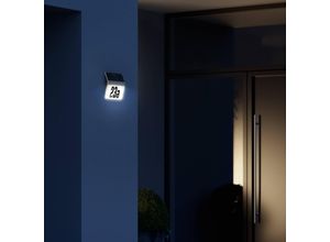STEINEL XSolar LH-N LED-Hausnummernlampe, Edelstahl