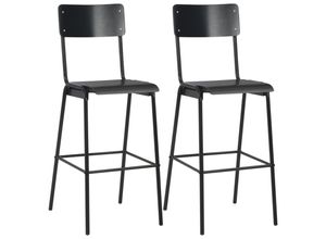 Barhocker 6 Stk. Massives Sperrholz