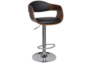 Barhocker 2 Stk. Schwarz Bugholz
