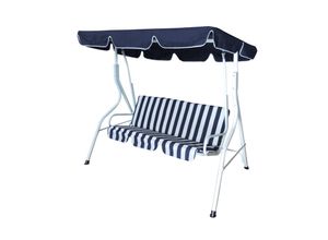 DEGAMO Hollywoodschaukel FLORIDA 3-sitzer, weiss