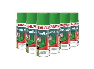 Buntlack Sprühdose Gelbgrün, 6er-Set